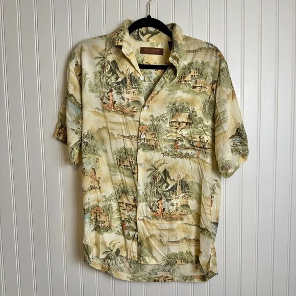 Tori Richard Men's Short sleeve Hawaiian Shirt L3 - Picture 1 of 3